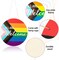 Gay Pride Progress Pride Rainbow Wreath Wooden Hanging Door Sign Decoration - 2Pcs LGBT Wood Door Sign Plaque Gay Pride Day Front Door Wall Porch Wooden Hanging Welcome Decorations Supplies